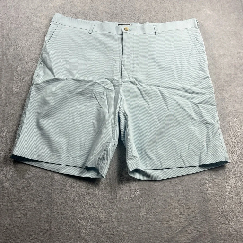 Peter Millar Shorts Men's 42 Pincord Salem Golf‎ Wicking Blue Casual Pockets